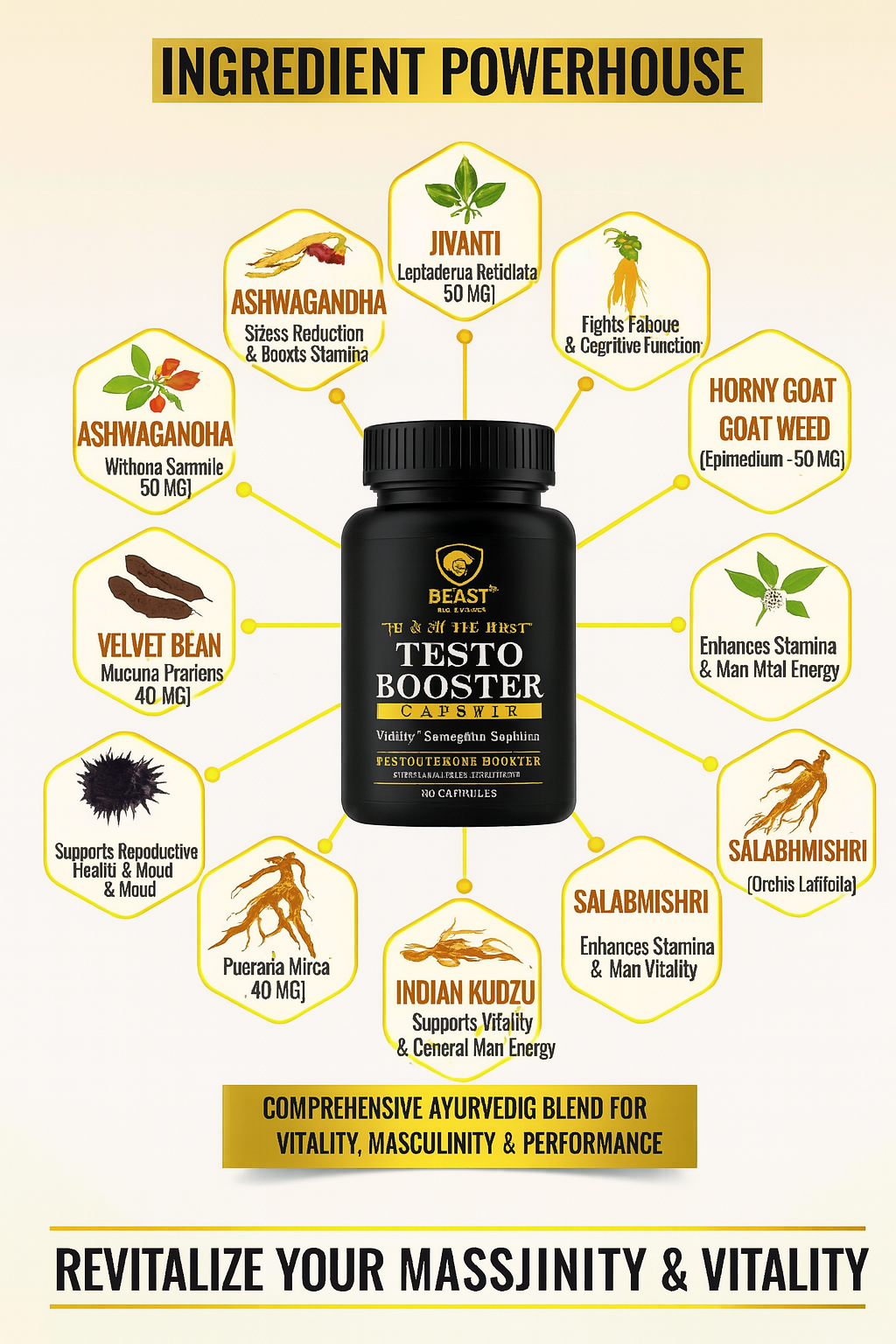 Beastforce Testobooster - Raat ka Josh, din ka Sakoon