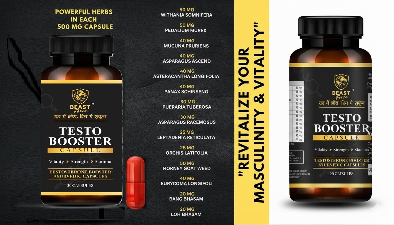 Beastforce Testobooster - Raat ka Josh, din ka Sakoon
