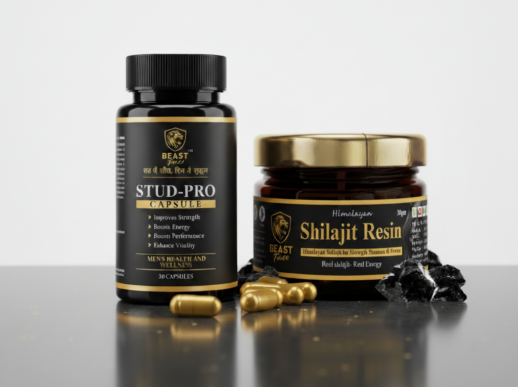 Ultimate Performance Combo - Shilajit Resin + Stud Pro